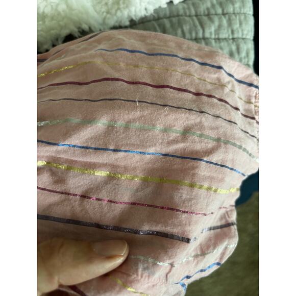 Oshkosh 3t Girls Summer Romper Outfit Pink Striped - Picture 3 of 8